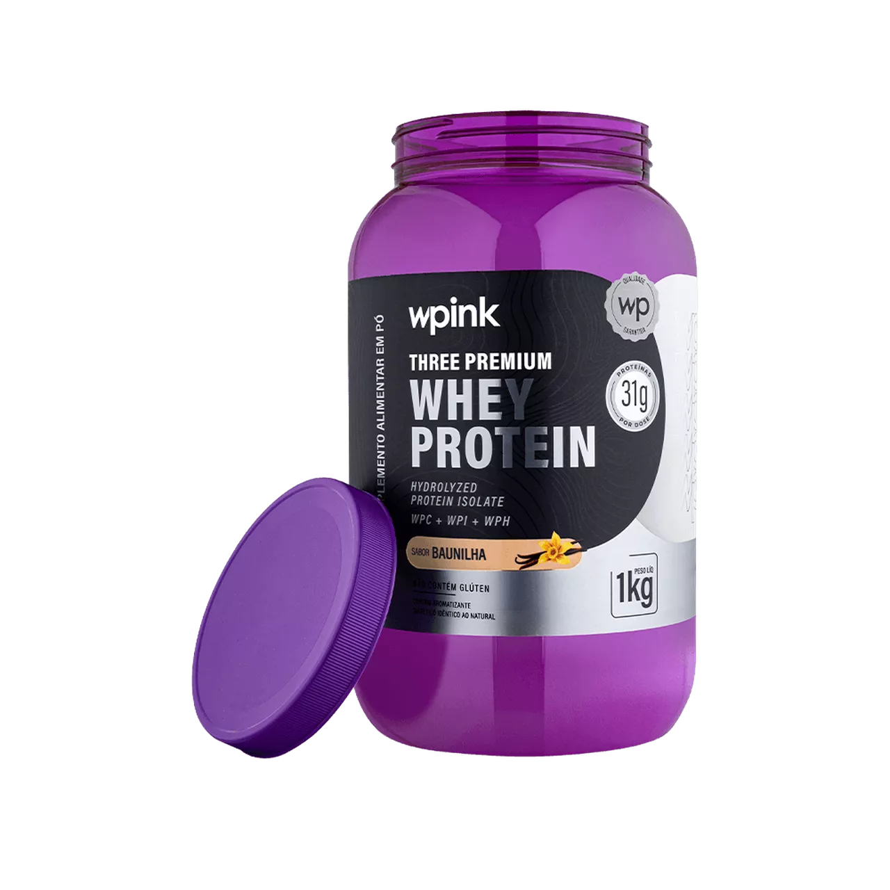 three premium whey protein baunilha 3W - (1kg) - Imagem 7