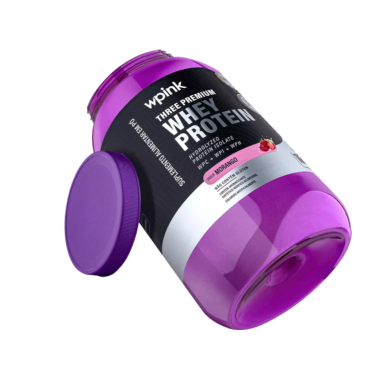 three premium whey protein morango 3W - (1kg) - Imagem 7