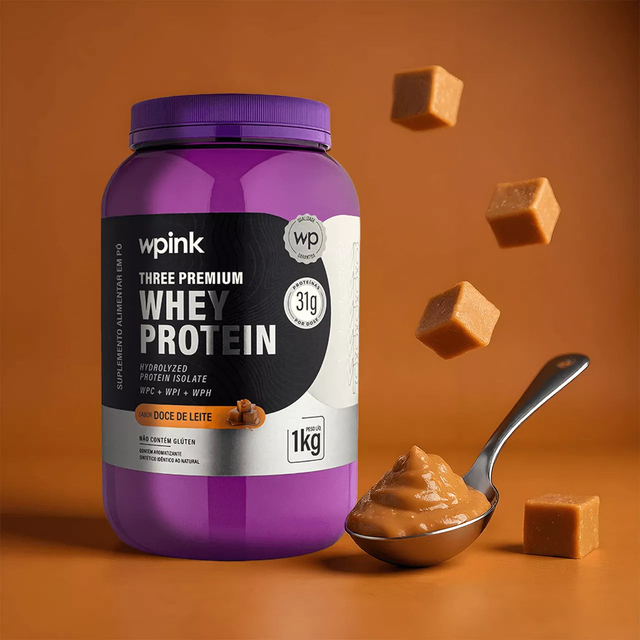 three premium whey protein doce de leite 3W - (1kg) - Imagem 3