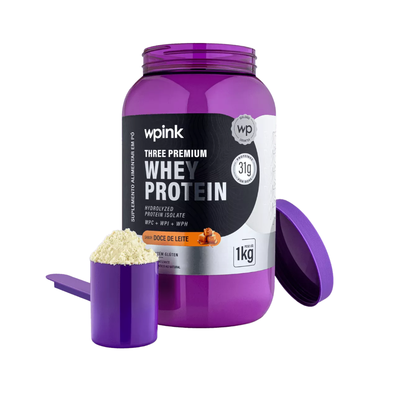 three premium whey protein doce de leite 3W - (1kg) - Imagem 4