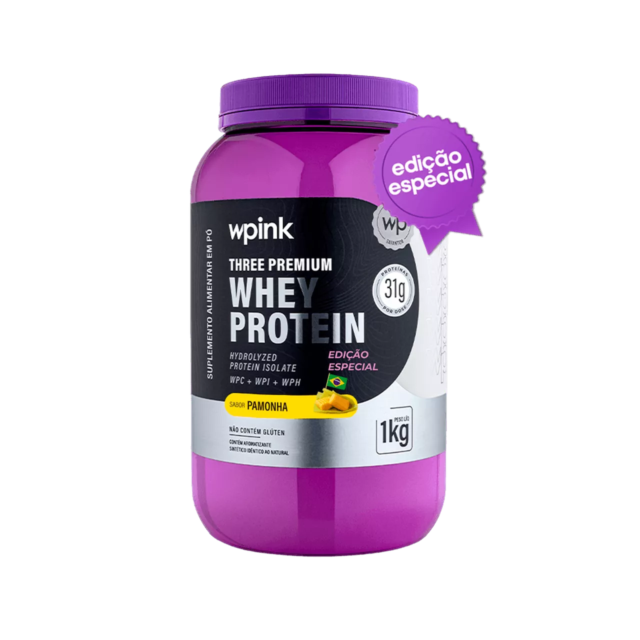 three premium whey protein pamonha 3W - (1kg)
