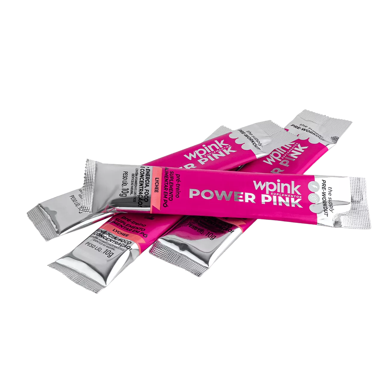 power pink de lichia - pré-treino – 300g - Imagem 2
